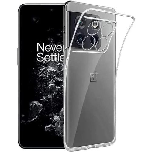 Compatible Oneplus 10t 5g (1+ 10t 5g) - Coque Arrière Transparente En Silicone Souple Et Solide [Novago]