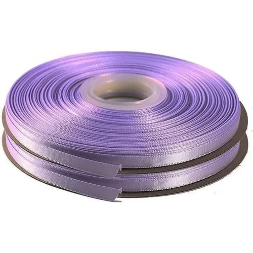 2 Rouleaux De Ruban Satin Pour Vos Cadeaux Et Décoration Violet Clair [ Largeur 1 Cm ]