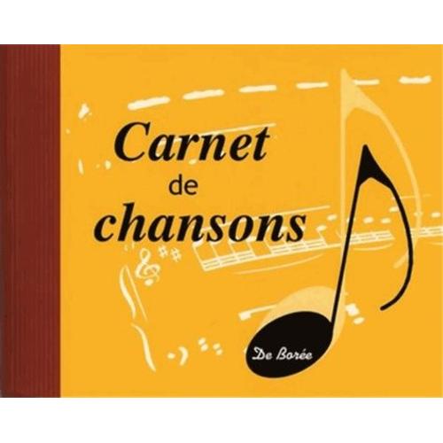 Carnet De Chansons