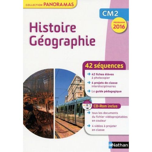 Histoire Géographie Cm2 - Programme 2016 (1 Cd-Rom)