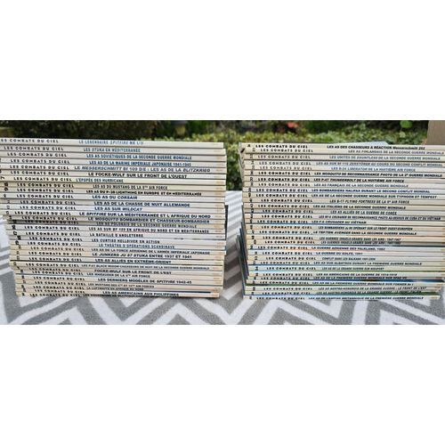 Revue Les Combats Du Ciel Integral Du 1 Au 60 Le Lot 210