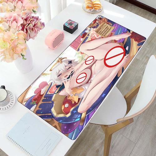 Grand tapis de souris Sexy pour filles, pour Gamer, taille XXL