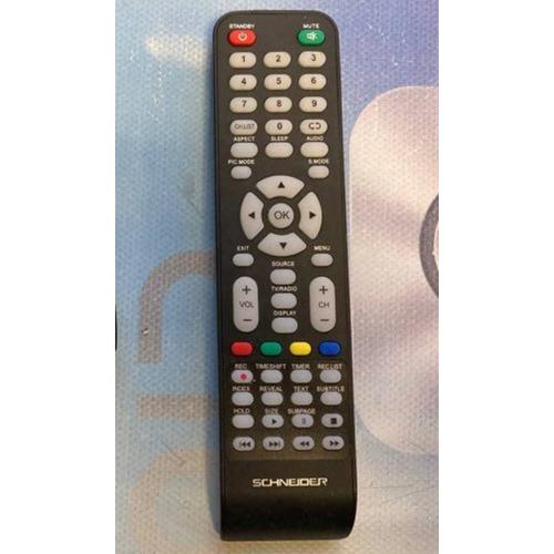 Télécommande Schneider originale pour TV télévision R-003 MK53D02 2013.07.19X TEL:36860718 MK-53D