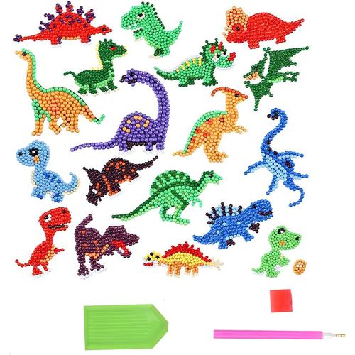 Peinture numero dinosaure enfant