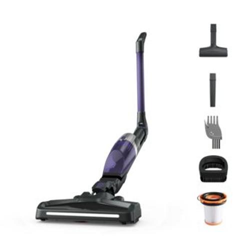 Rowenta XTREM Compact RH1238WO 2-IN-1 - Aspirateur - balai/à main (2-en-1) - sans sac - sans fil - Noir/violet chargeur inclus