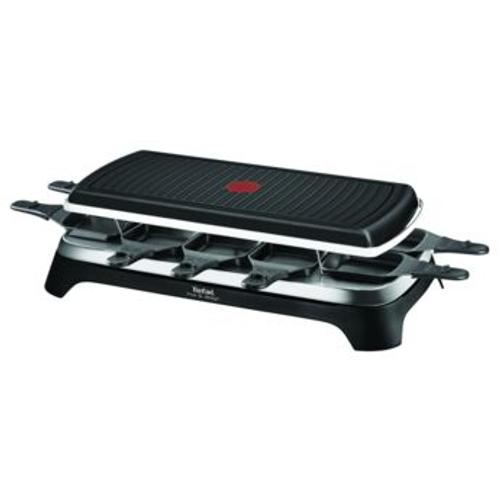 Tefal RE 4588 - Raclette/grill - 1.4 kWatt - inox/noir