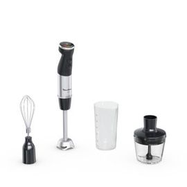 MIXEUR 1000W 4 LAMES 20VIT + TURBO MINI HACHOIR FOUET BOL DOSEUR NOIR MOULINEX - DD673810