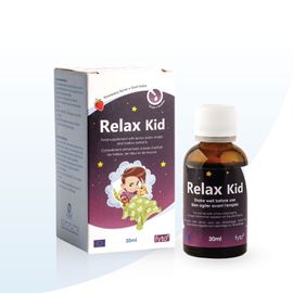 Relax Kid - Apaise L'agitation Et Favorise Le Sommeil Réparateur Des Enfants - Pour Des Nuits Paisibles - Action Rapide - Saveur Fraise - Flacon De 30 Ml Gouttes 