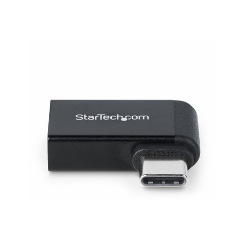 StarTech.com Right Angled USB-C to USB-A Adapter, USB 5Gbps, Compact USB-C Male to USB-A Female Adapter, Metal Housing, M/F - Adaptateur USB - 24 pin USB-C (M) angle droit pour USB (F) - USB 3.2...