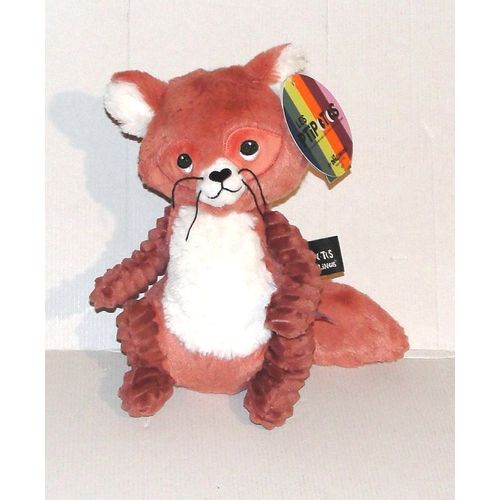 Doudou Renard Déglingos Les Ptipotos Peluche Raton Laveur Pattes Cotelées