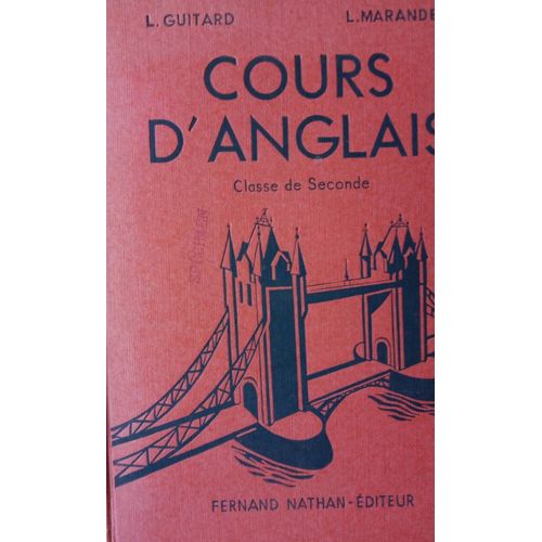 Cours D'anglais Seconde 1958
