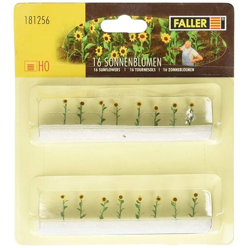 Faller 95523?16 Soleil Fleurs, Accessoire Pour Les Modèle Chemins De Fer, Modèle Construction-Faller