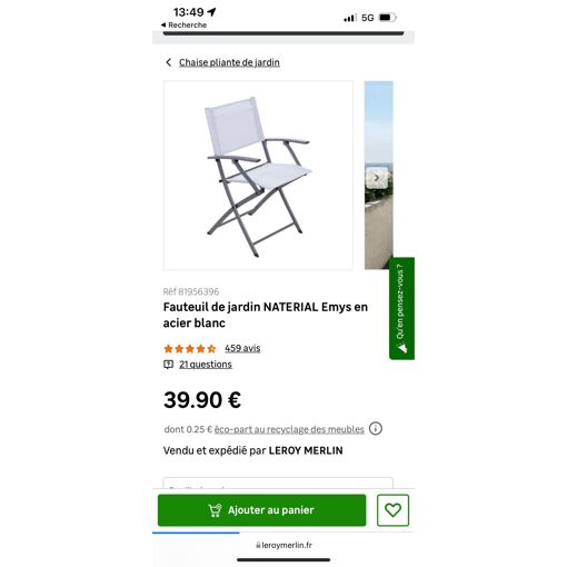 Salon Jardin