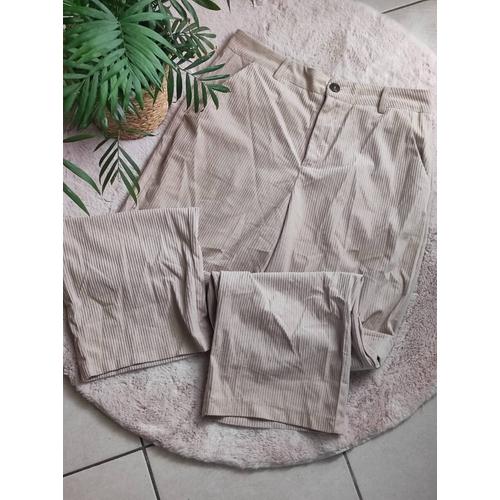 Pantalon Cargo Velour Taille L