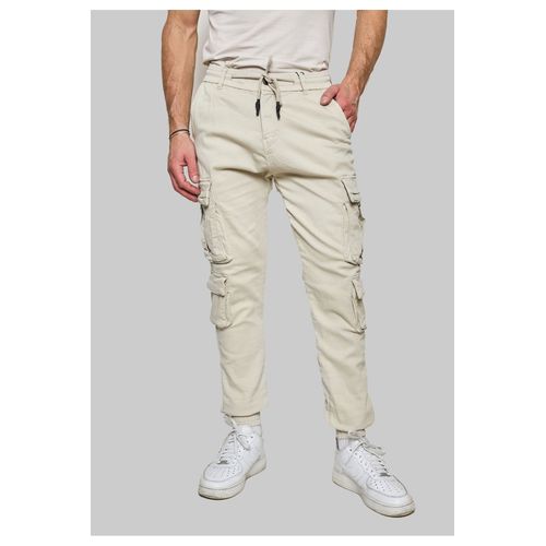 Pantalon Cargo Blanc Homme