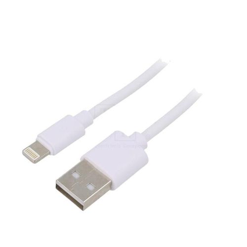 Cable USB 2.0 prise Apple Lightning vers prise USB A 1.8m - Blanc