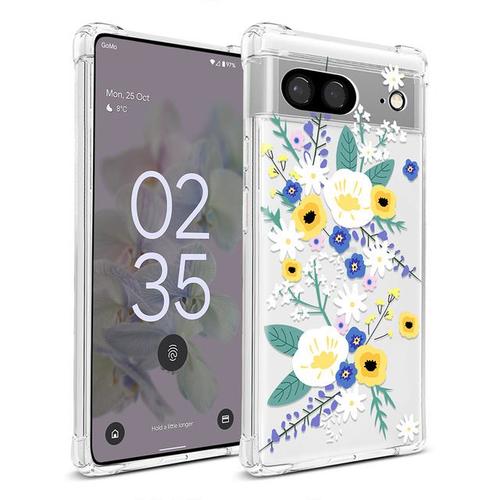 Coque Transparente En Tpu Pour Google Pixel 7 6 Pro 4 Coins Anti-Chute Sac À Air Transparent Protection Complète Housse De Téléphone Souple