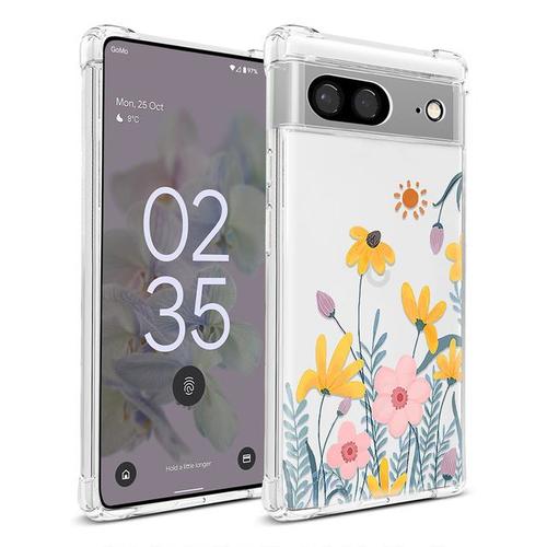 Coque Transparente En Tpu Pour Google Pixel 7 6 Pro 4 Coins Anti-Chute Sac À Air Transparent Protection Complète Housse De Téléphone Souple