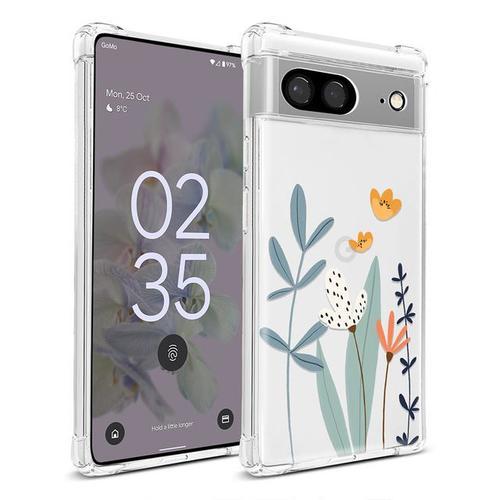 Coque Transparente En Tpu Pour Google Pixel 7 6 Pro 4 Coins Anti-Chute Sac À Air Transparent Protection Complète Housse De Téléphone Souple