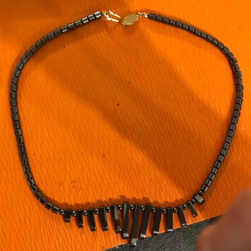 Collier Hématite Noire