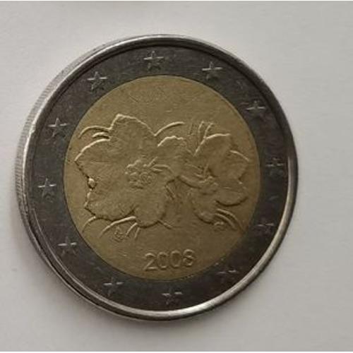 Pièce 2 Euros Très Rare Finlande 2008