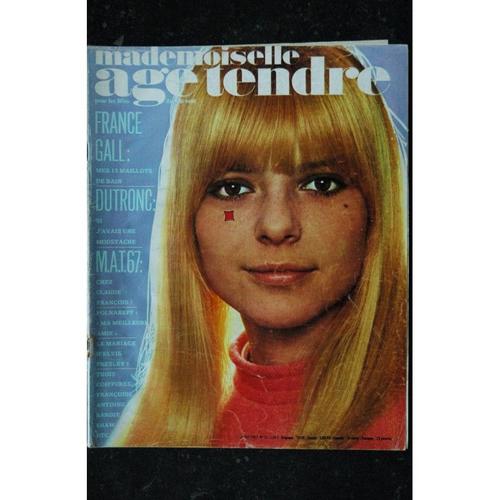 Mademoiselle Age Tendre N° 33 1967 07 France Gall Cover + 8 P. Dutronc Claude Françoiselvis Antoine Françoise Sandie Shaw