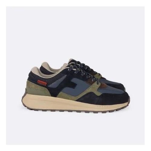 Faguo Runnings Cuir Limwood Bleu