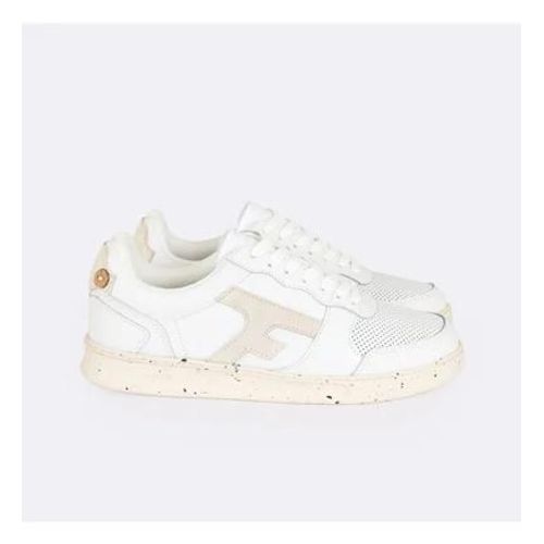 Faguo Baskets Cuir Hazel Blanc
