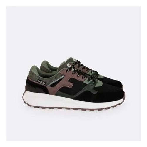Faguo Runnings Cuir Limwood Noir