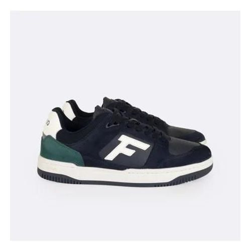 Faguo Baskets Cuir Urban 1 Bleu