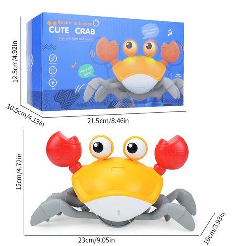 Détection Du Crabe Rampant Jouets Pour Bébé Jouet Interactif De Danse À Pied Avec Musique Sons Et Lumières Cadeau D'anniversaire Amusant Pour Bébé