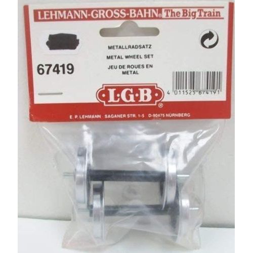 Lgb 67419 Lot De 2 Roues À Disques Métalliques-Marklin