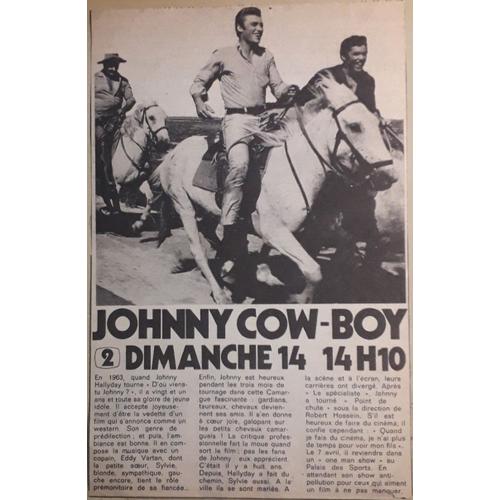 Johnny Hallyday [Coupure De Presse - 1971] - 22,5 X 15 Cm