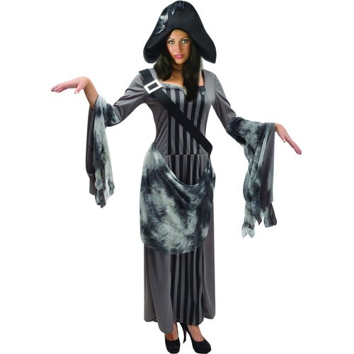 Costume Pirate Lady Zombie - Taille Unique