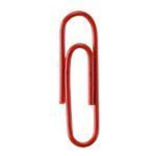Wedo 901244602 Trombones En Métal Revêtu De Plastique 27 Mm Rouge Lot De 1000