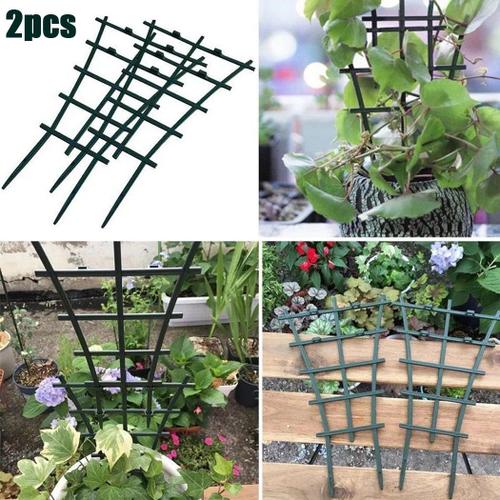 Support pour plantes de jardin 2 pièces plantes grimpantes treillis légumes fleurs attaches cadre décoratif Cages pour plantes