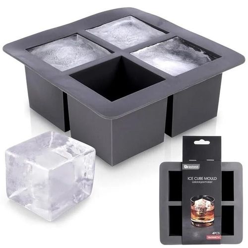 Grand Moule À Glaçons En Silicone 15,5x15,5x6 Cm Xxl Cube Maker