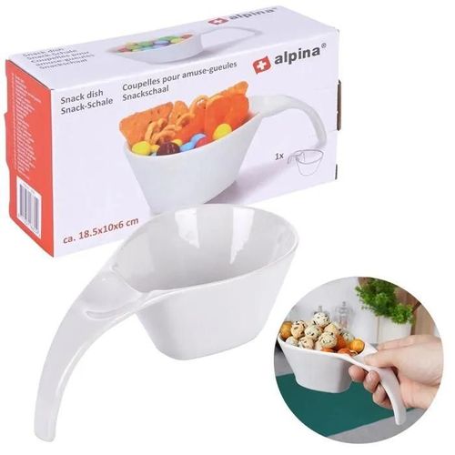 Bol En Porcelaine De 190 Ml Pour Snacks Avec Support