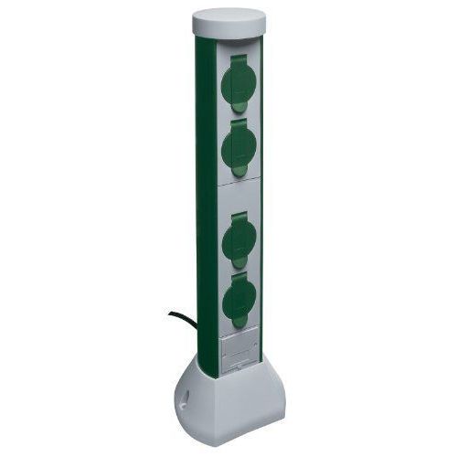 REV Ritter 0068400021 GC Multiprise verticale à 4 prises, câble 2 m