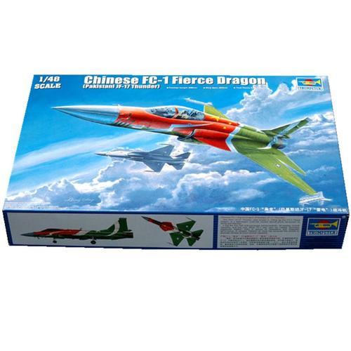 Trompetter 1/48 Chinois Chasseur Dragon Fc-1 Kits De Construction De Modèles Pour Adultes Loisirs Jouets En Plastique Bricolage 02815