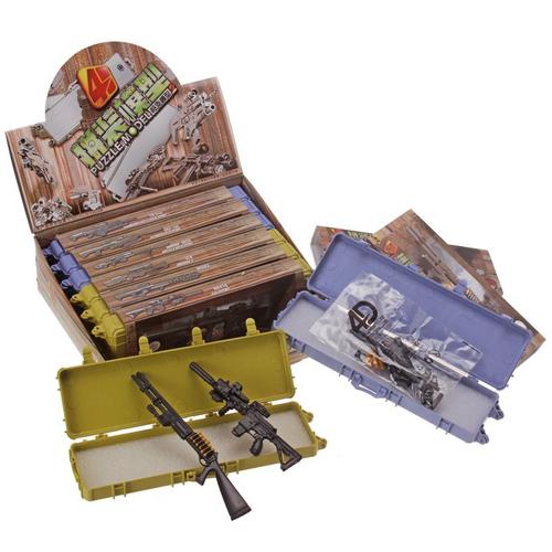 8 Box/Set 1/6 4d Modèle Assembler Pistolet 2nd Génération 1: 6 Fusil Automatique Jouets Classiques En Plastique Rigide Boîte