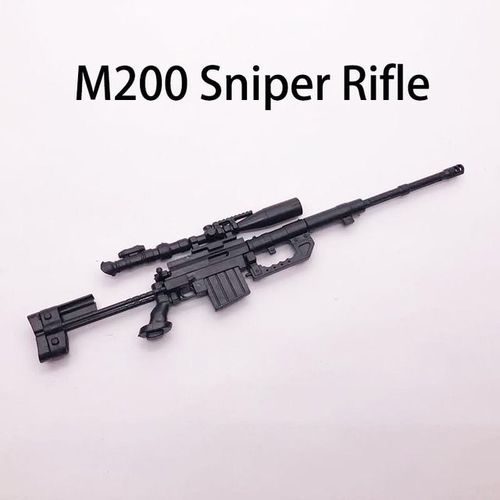 Fusil De Sniper M200 1:6 Modèle 1/6 Accessoires De Modèle Militaire Revêtus De Plastique Pour Collection D'exposition De Figurines 12 Pouces