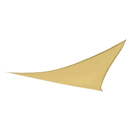 Aktive 61021 Auvent D'ombrage, Protection Uv50, Triangulaire, 500 X 500 X 500 Cm, Crème