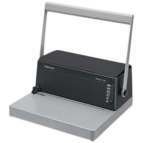 Fellowes Metal 100 Perforelieur Manuel À Spirales Métalliques Usage Régulier