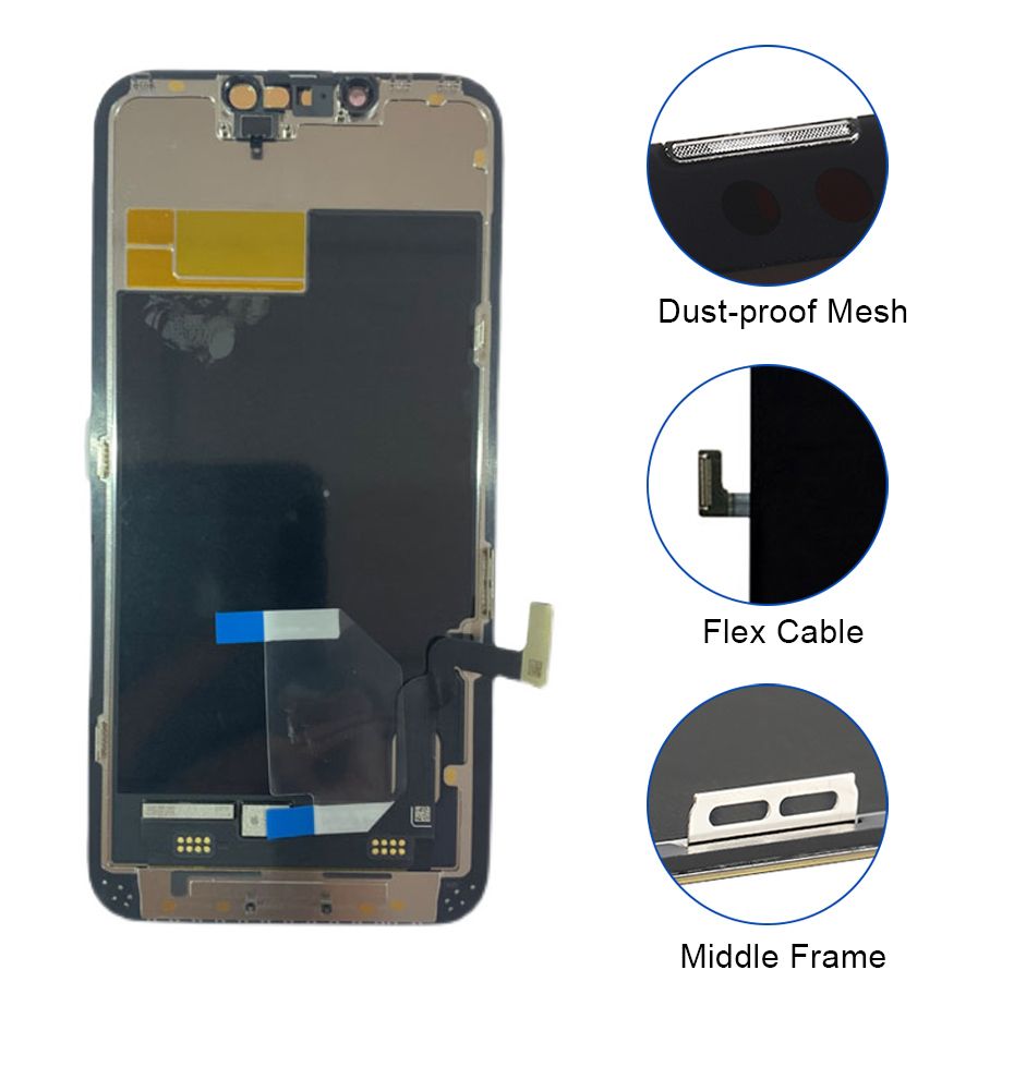 Ensemble cran Tactile Lcd Amoled De Qualit Pour Iphone 13 ... - 6