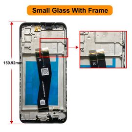 Bloc Écran Tactile Lcd De Remplacement 6.5 Pouces Pour Samsung Galaxy A03s Sm-A037f/Ds Sm-A037m Sm-A037g Original A037f