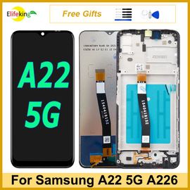 6.6 ''lcd D'origine Pour Samsung Galaxy A22 5g Sm-A226b A226 Écran Tactile Numériseur Assemblée Pour Samsung A226b Remplacement D'écran