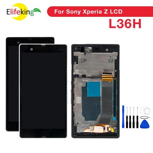 Ensemble Écran Tactile Lcd Avec Châssis Pour Sony Xperia Z L36h Prix D'usine Livraison Gratuite