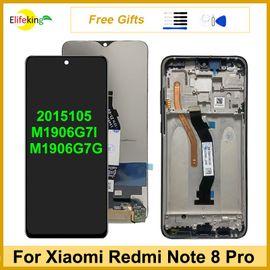 Ensemble Écran Tactile Lcd De Remplacement Avec Châssis 6.53 Pouces Pour Xiaomi Redmi Note 8 Pro Original