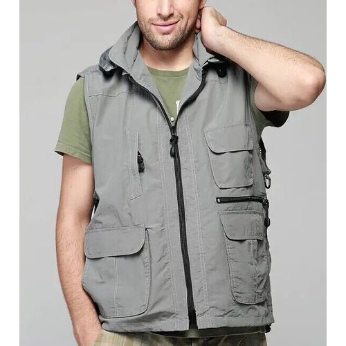 Gilet De Pêche À Poches Extérieures,Marque De Photographie De Randonnée,Fonction Militaire,Tactique,Hommes Femmes,Vestes À Manches Longues